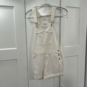 White Denim Overalls🤍